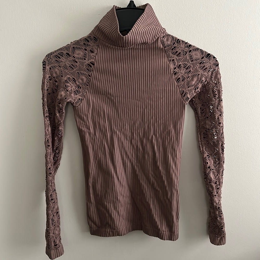 Intimately Free People Mock Turtle Neck